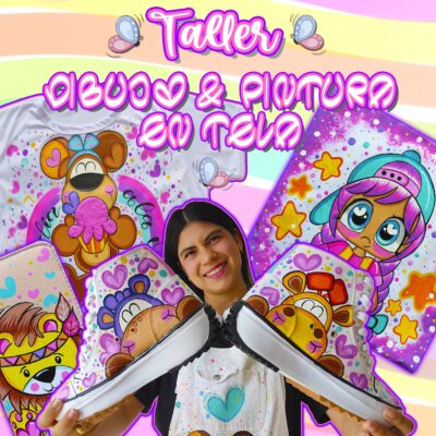 Taller Dibujo & Pintura en Tela
